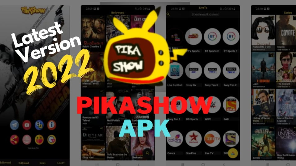 Pikashow apk -- free download