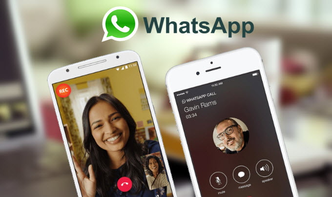 whatsapp video call recording android ios