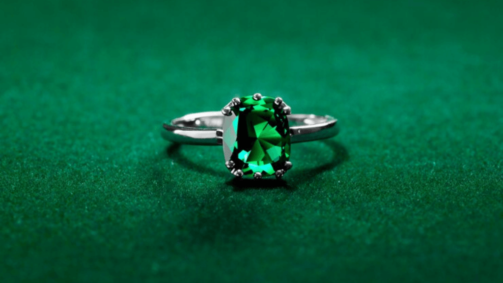 Green in Mood Ring Color Symbolism.