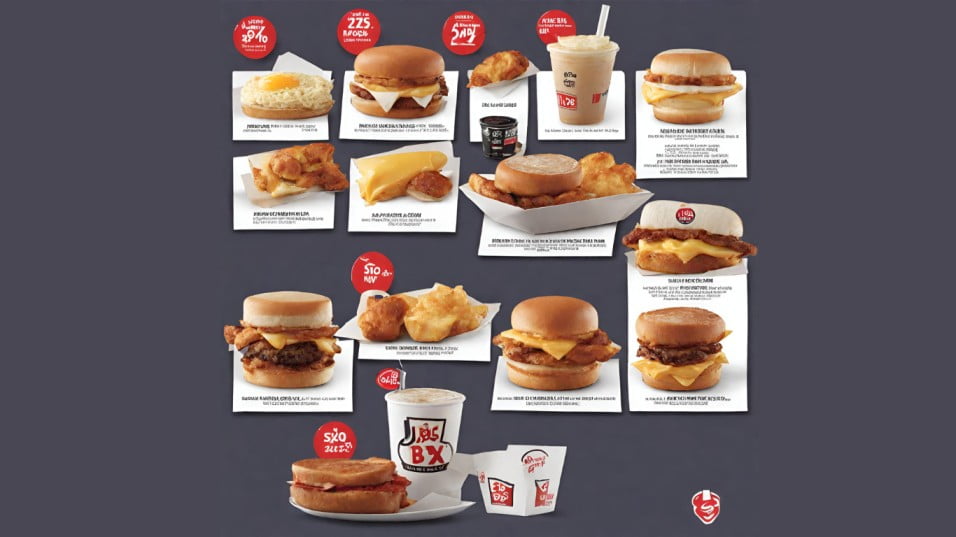 What are the popular breakfast items at Jack in the Box?
