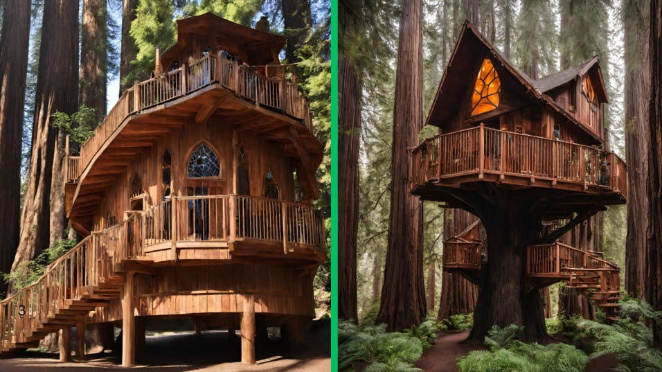 3. Redwood Cathedral Treehouse